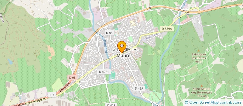 localisation de l'entreprise LE PELICAN à LA LONDE-LES-MAURES