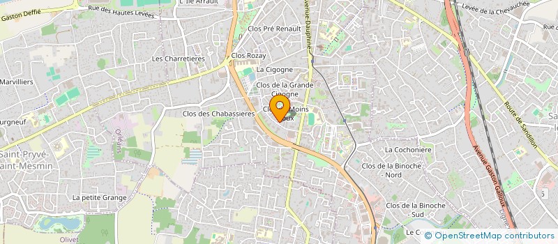 localisation de l'entreprise LE PELICAN FRISE  ORLEANS