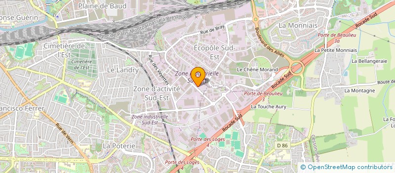 localisation de l'entreprise LE PELICAN NANTAIS  RENNES