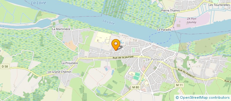 localisation de l'entreprise LE PELL'RUN  LE PELLERIN