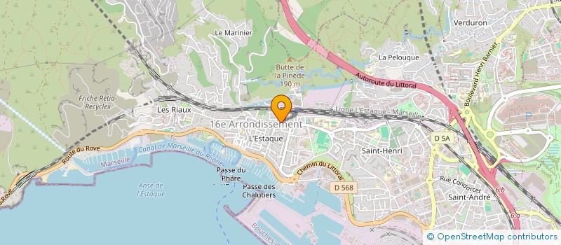 localisation de l'entreprise LE PELLETIER à MARSEILLE