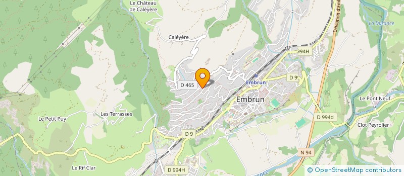 localisation de l'entreprise LE PELVE à LES ORRES