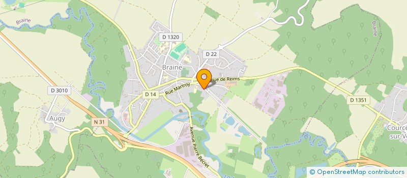 localisation de l'entreprise LE PENALTY à BRAINE