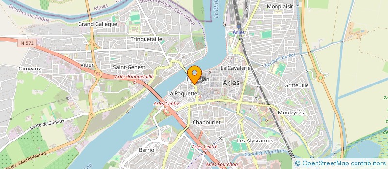localisation de l'entreprise LE PENALTY à ARLES