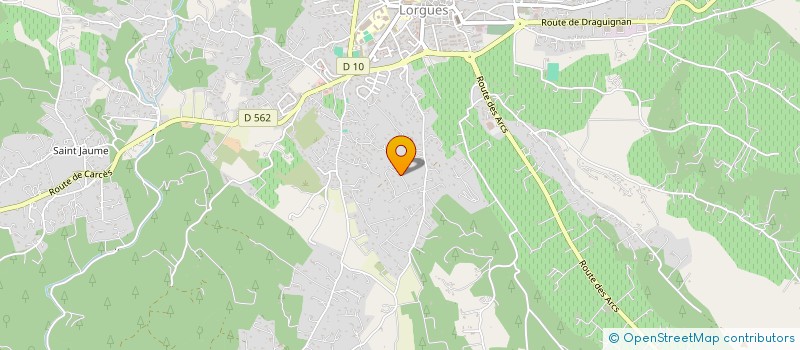 localisation de l'entreprise LE PENDEDI  LORGUES