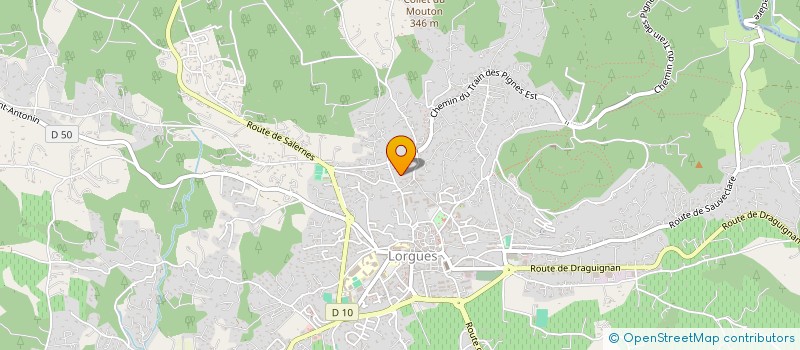 localisation de l'entreprise LE PENDEDI  LORGUES