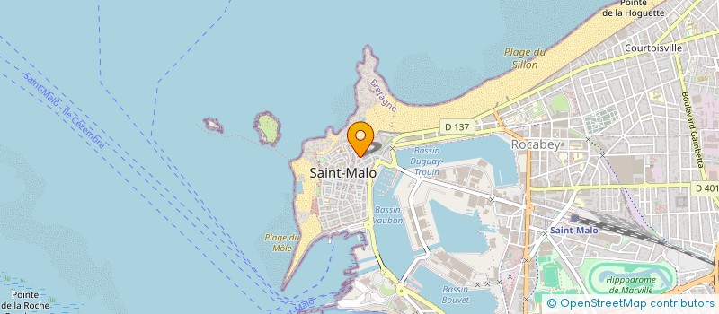 localisation de l'entreprise LE PENJAB à SAINT-MALO