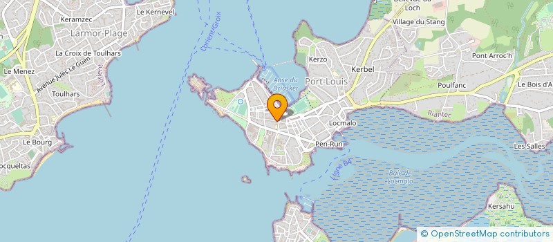 localisation de l'entreprise LE PENNE POISSONNERIE à PORT-LOUIS