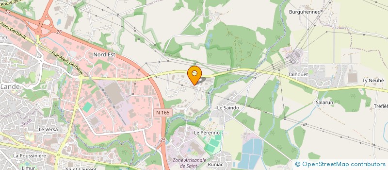 localisation de l'entreprise LE PENNEC à VANNES