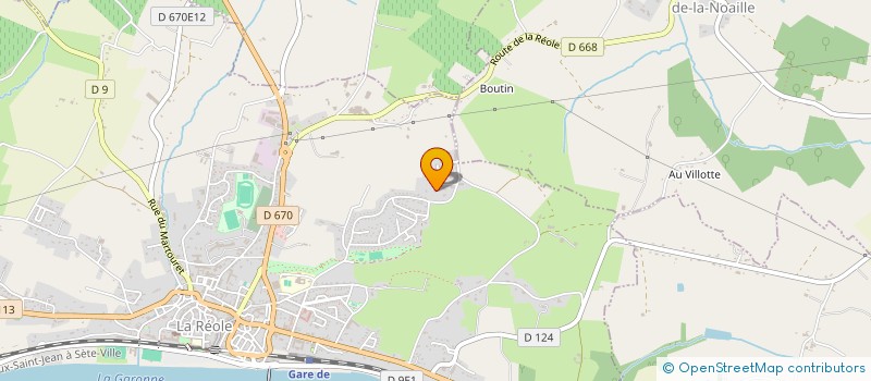 localisation de l'entreprise LE PENNEC  LA REOLE