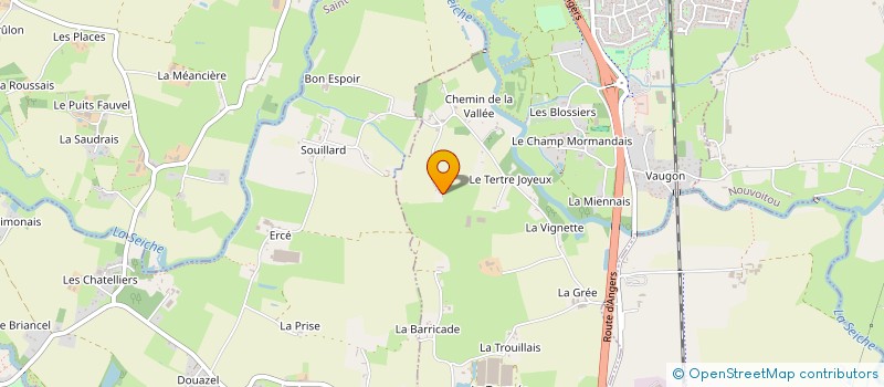 localisation de l'entreprise LE PENNEC  NOUVOITOU