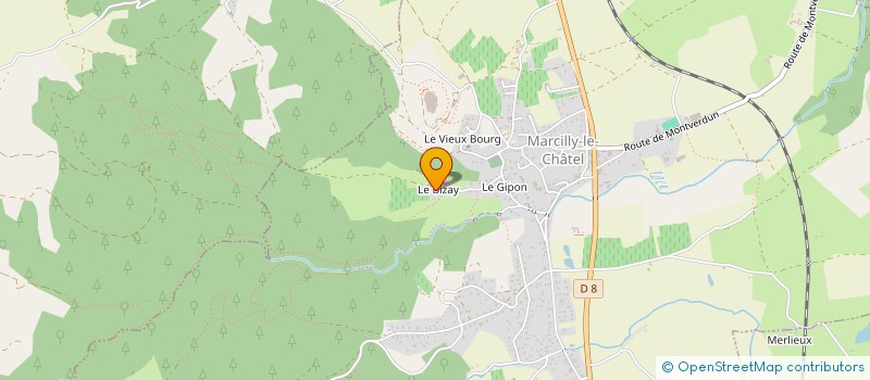 localisation de l'entreprise LE PENTAGONE 42  MARCILLY-LE-CHATEL