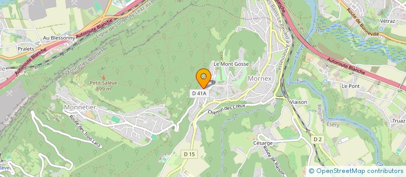 localisation de l'entreprise LE PENTY DU HOUX  MONNETIER-MORNEX