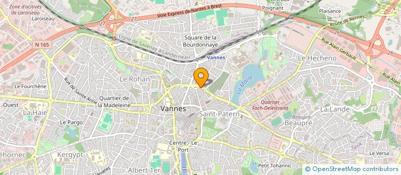localisation de l'entreprise LE PENVEN SARL à VANNES