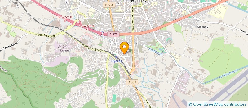 localisation de l'entreprise LE PEOPLE à HYERES