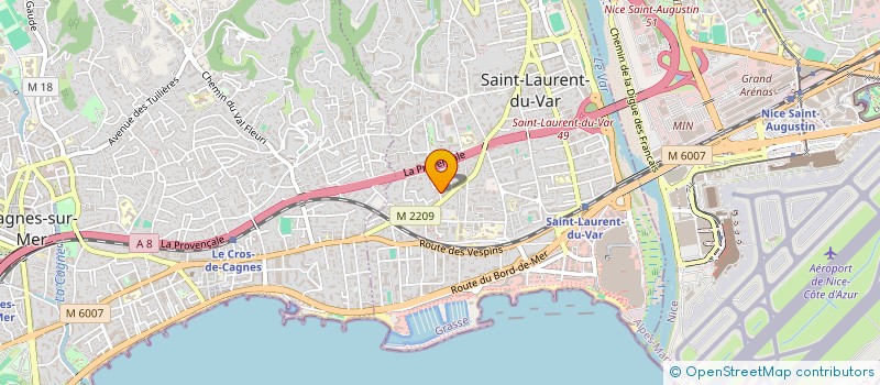 localisation de l'entreprise LE PERA à SAINT-LAURENT-DU-VAR