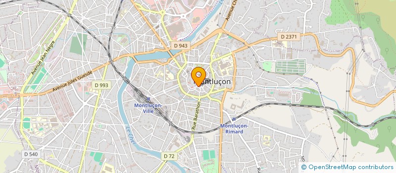 localisation de l'entreprise LE PERCEVAL à MONTLUCON