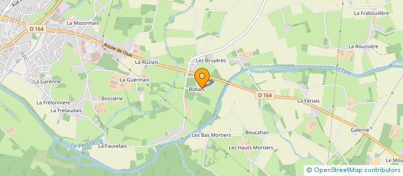 localisation de l'entreprise LE PERCHE à BLAIN