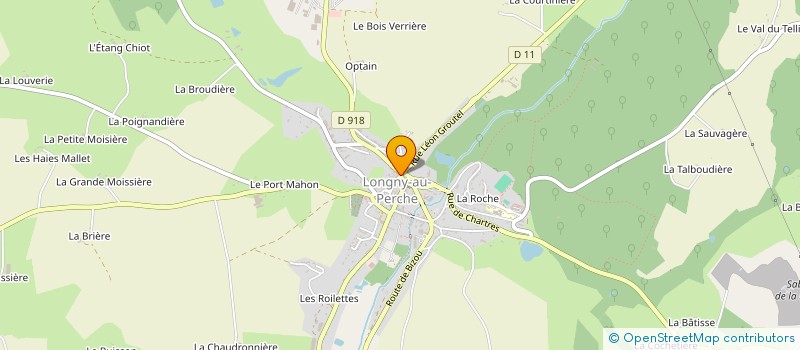 localisation de l'entreprise LE PERCHE NATURE à LONGNY LES VILLAGES