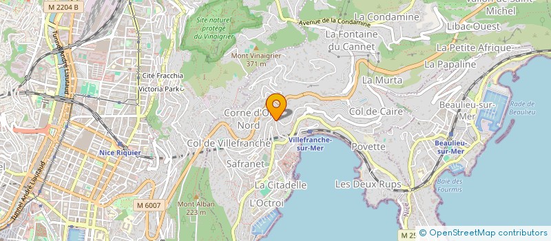 localisation de l'entreprise LE PERCHOIR à VILLEFRANCHE-SUR-MER