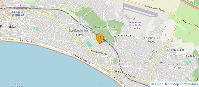 localisation de l'entreprise LE PERCHOIR CONSULTING SERVICES à LA BAULE-ESCOUBLAC