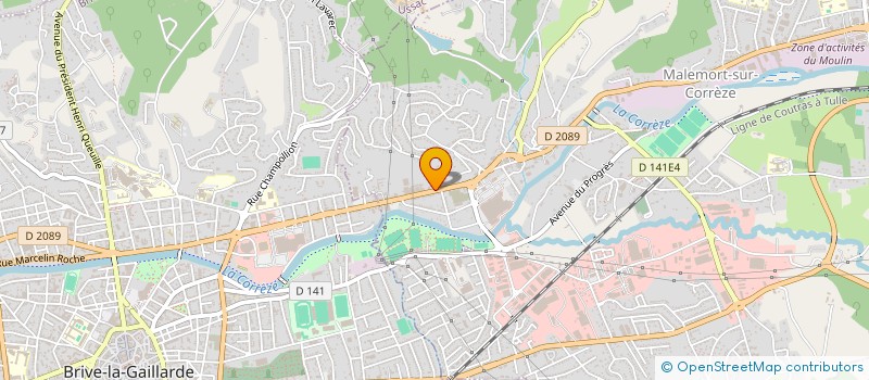 localisation de l'entreprise LE PERCHOIR CORREZIEN  MALEMORT