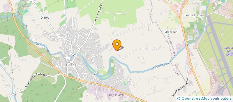 localisation de l'entreprise LE PERCHOIR DE GRANS  GRANS