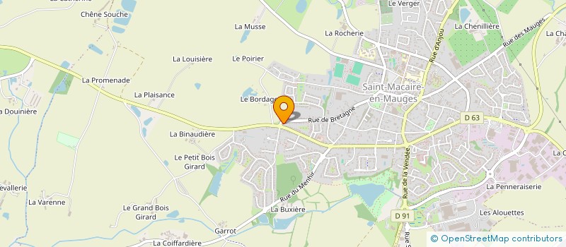 localisation de l'entreprise LE PERE OK à SEVREMOINE