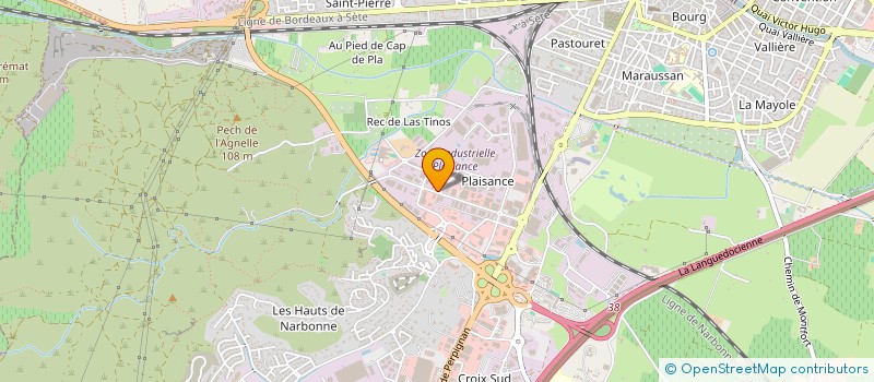 localisation de l'entreprise LE PERE PICARD à NARBONNE