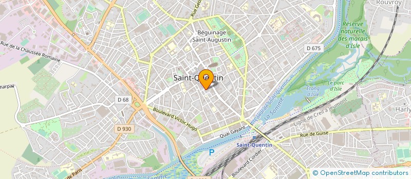 localisation de l'entreprise LE PERE PINARD  SAINT-QUENTIN