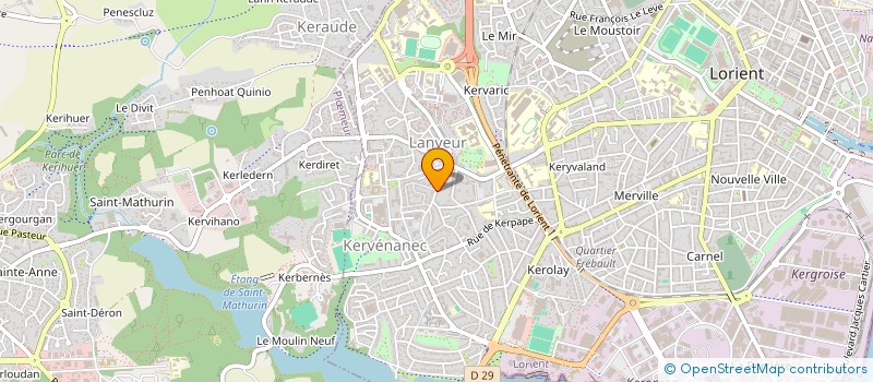 localisation de l'entreprise LE PERELLO  LORIENT