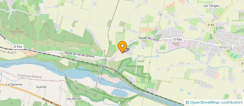 localisation de l'entreprise LE PERGO  ALLEX