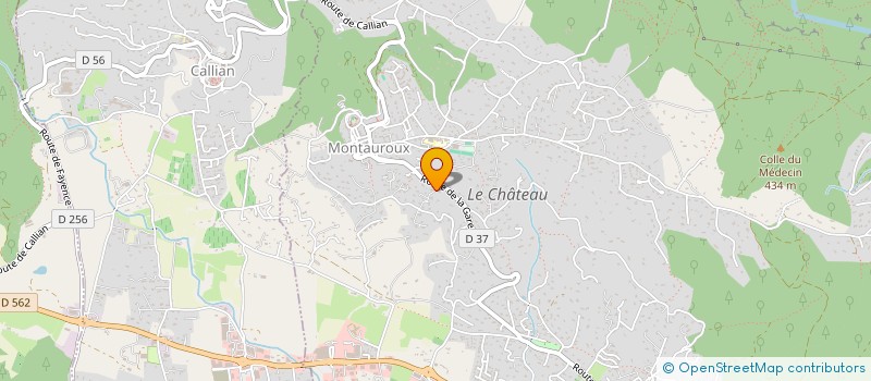 localisation de l'entreprise LE PEROU  MONTAUROUX