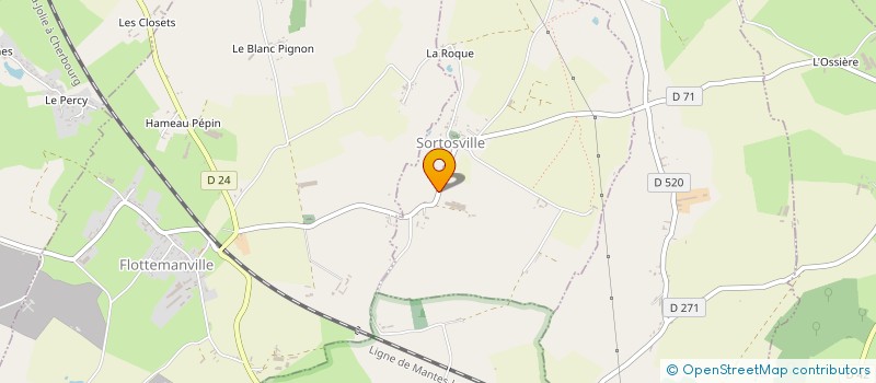 localisation de l'entreprise LE PERRAY  SORTOSVILLE