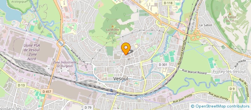 localisation de l'entreprise LE PERROQUET  VESOUL