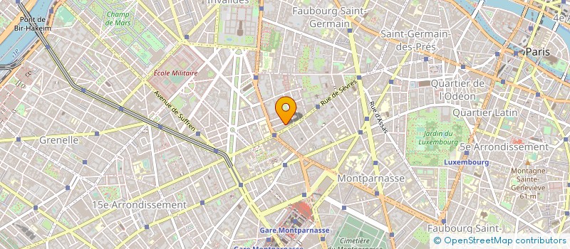 localisation de l'entreprise LE PERROQUET BLEU à PARIS