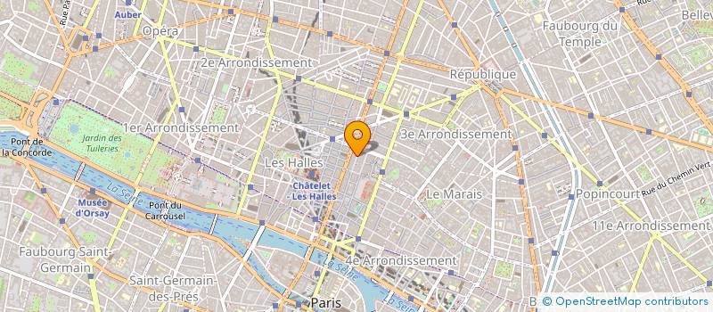 localisation de l'entreprise LE PERSEPOLIS  PARIS