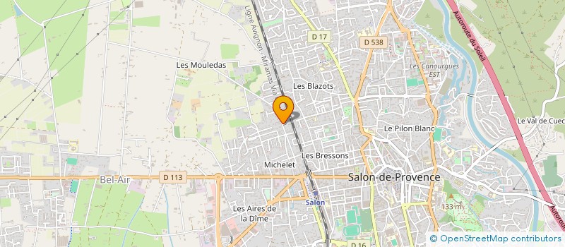 localisation de l'entreprise LE PERSIL  SALON-DE-PROVENCE