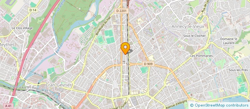 localisation de l'entreprise LE PERSIL DES FOUS  ANNECY