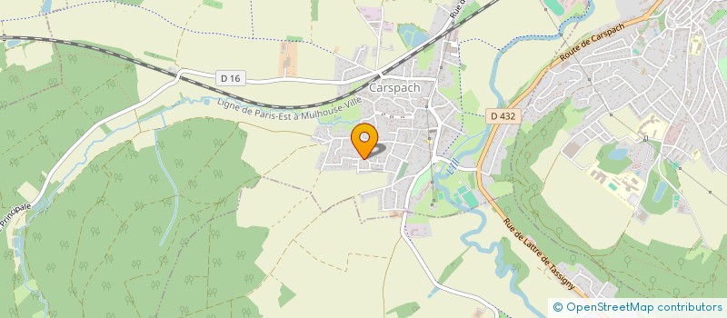 localisation de l'entreprise LE PERTHUIS  HAUSGAUEN