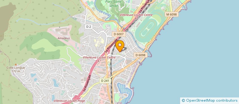 localisation de l'entreprise LE PESAGE à VILLENEUVE-LOUBET