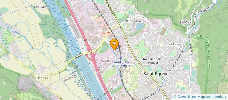 localisation de l'entreprise LE PESAGE INDUSTRIEL à SAINT-EGREVE