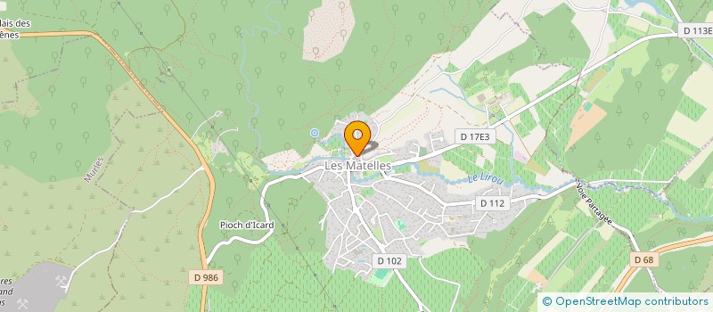 localisation de l'entreprise LE PET AU DIABLE  LES MATELLES