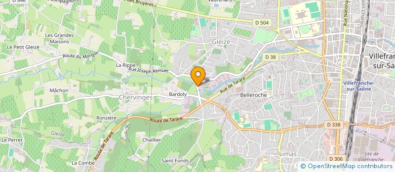 localisation de l'entreprise LE PETIT  GLEIZE