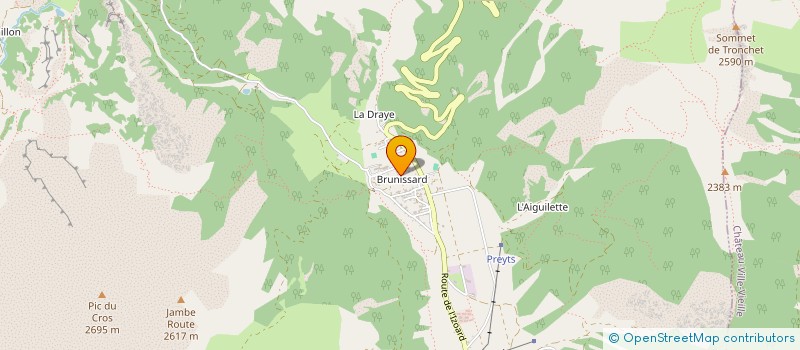 localisation de l'entreprise LE PETIT A PETIT à ARVIEUX
