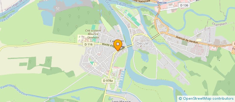 localisation de l'entreprise LE PETIT AGITE à DECIZE