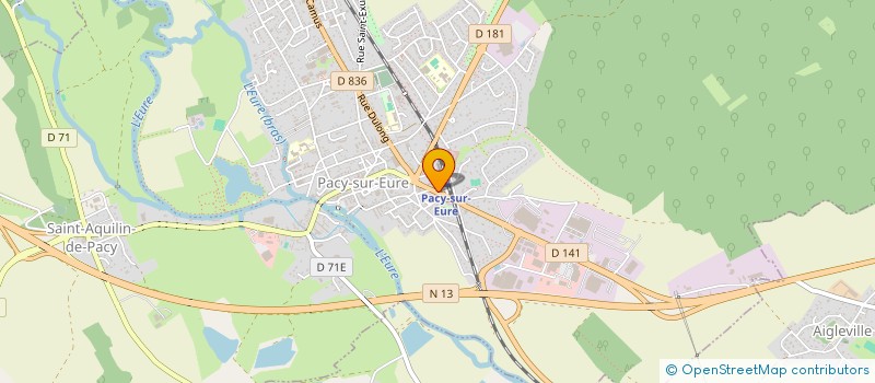 localisation de l'entreprise LE PETIT ALEXIS  AUBIGNE-RACAN