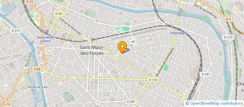 localisation de l'entreprise LE PETIT ARBRE à SAINT-MAUR-DES-FOSSES