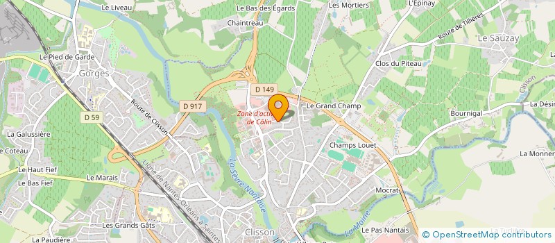 localisation de l'entreprise LE PETIT ATELIER CREATIF  GORGES