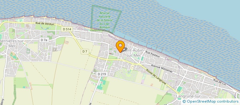 localisation de l'entreprise LE PETIT ATELIER DE FANFAN  SAINT-AUBIN-SUR-MER